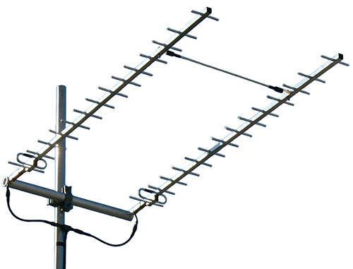 UHF dual 15 element scaled Yagi array, 700-960MHz, specify 60MHz, H&H, 17dBd – 1.85m